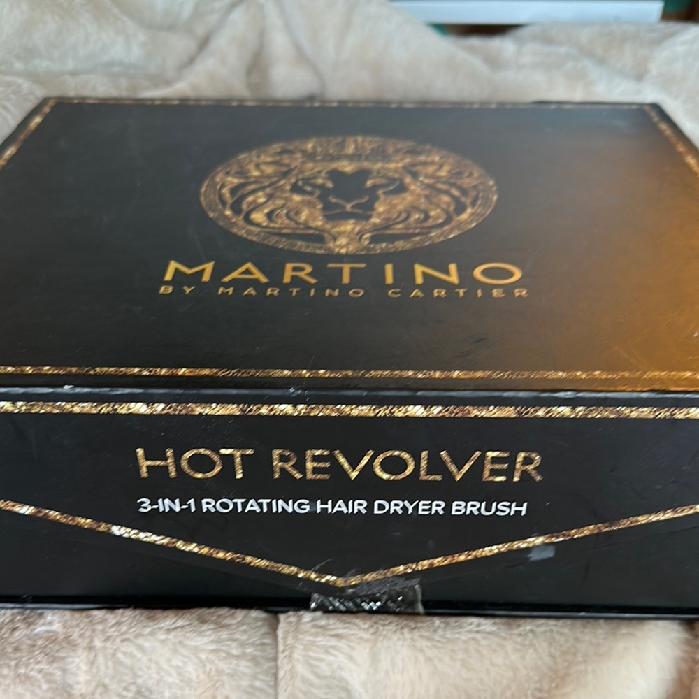 Martino Cartier 3-in-1 hot revolver Hair dryer with three attachments NEW
